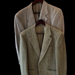 2 designer all wool sports coats.